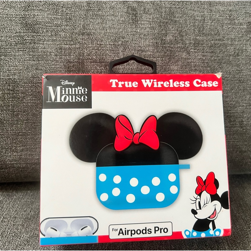 Disney‎ Minnie Mouse True Wireless Case Apple AirPods Pro NEW Open Box